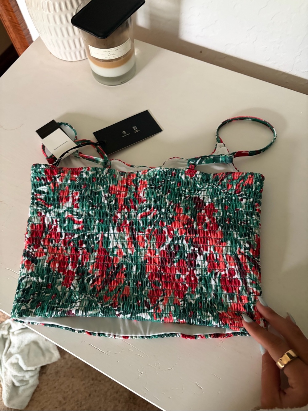 NWT YPB studioFLEX Smocked Tank - Picture 2 of 7